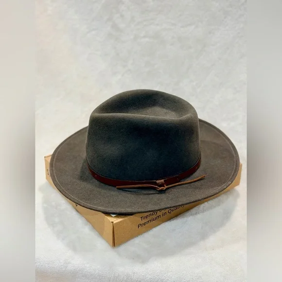 Mens Dorfman Pacific Wool Felt Rancher Hat XL - Picture 6 of 9